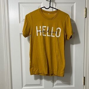 Mustard Yellow Graphic Tee